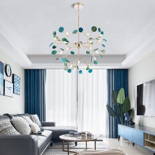 北欧萤火虫玛瑙客厅吊灯后现代简约创意个性 餐厅卧室灯具 艺术风格