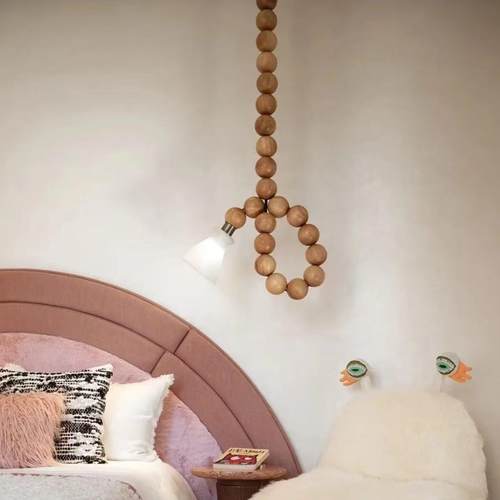 北欧创意吊灯念珠灯设计师服装店咖啡店橱窗装饰