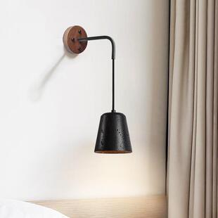 黑洞石壁灯主卧室床头高级感客厅创意背景墙设计师软装复古过道