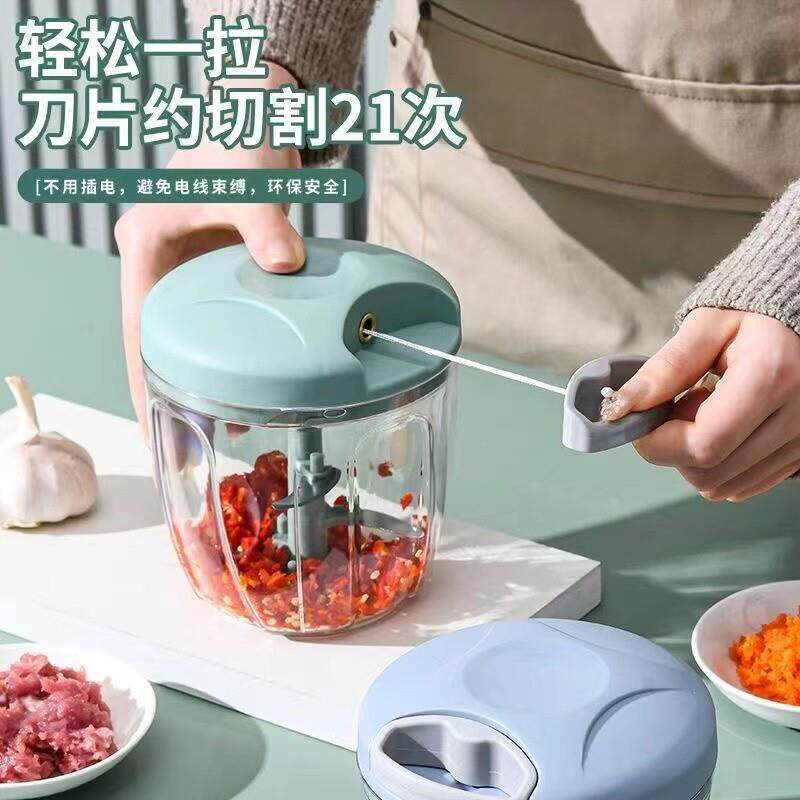 捣蒜泥拉蒜器蒜蓉大蒜搅碎机搅蒜小型手动捣碎压蒜臼子切菜器