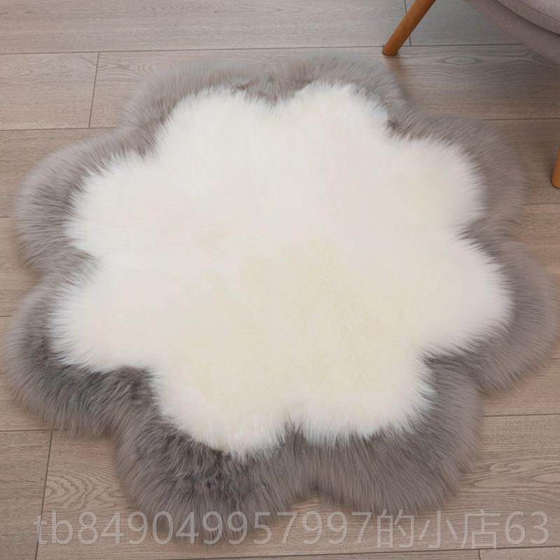 高档椅圆形地毯彷羊毛客厅书房室席电脑子卧床边毯子餐厅圆桌受欢