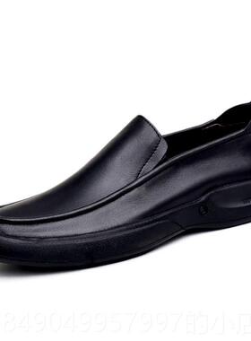 高档SDP秋小季商务E休闲底皮鞋头层牛皮软皮软大码码防滑耐磨爸爸