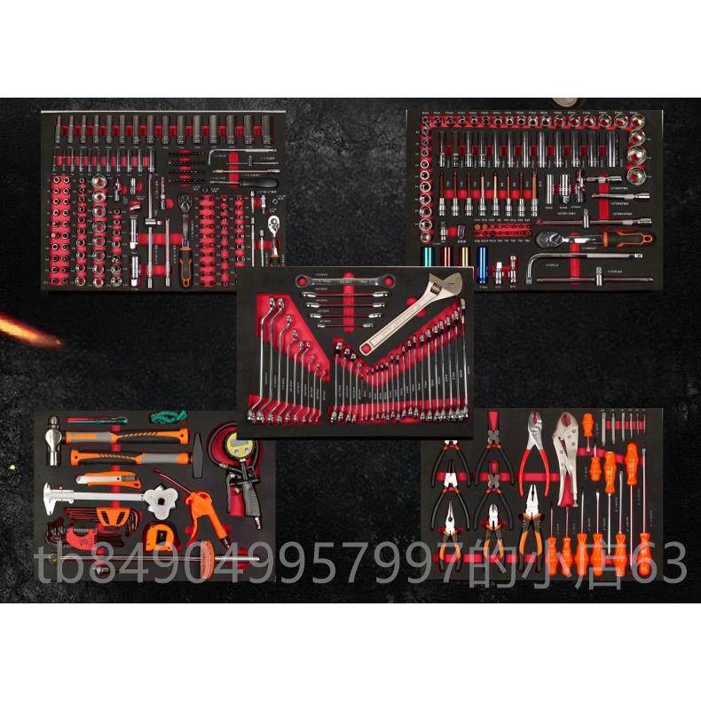 高档工具车重型工具车工七抽屉层式维修箱车多功能移动手推汽修具