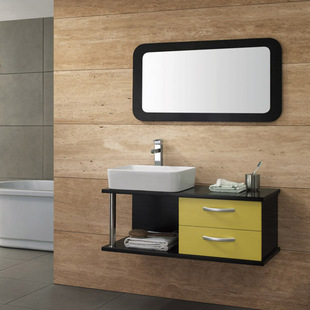 浴柜洗脸盆柜组合 橡木浴室柜 洗手盆柜组合吊柜DF060 美式 欧式