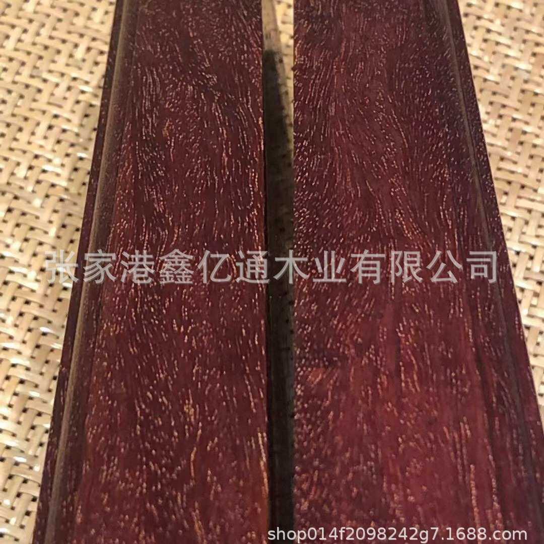 非洲金星紫檀 原木木棒 工艺品澳洲紫檀硬木板材加工小叶紫檀木料