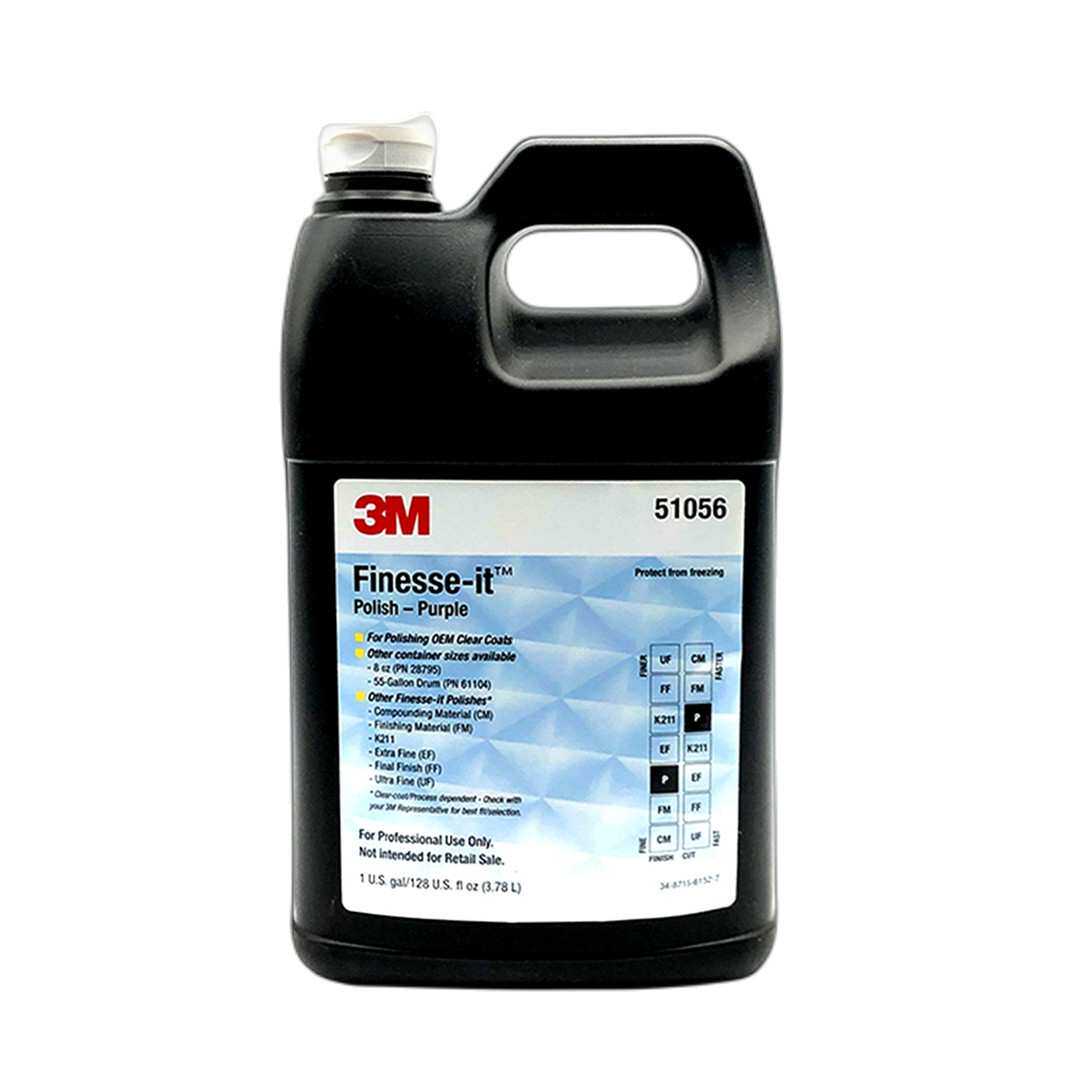 3M51056抛光液汽车家具漆面划痕修复紫色蜡水3M高光细蜡修复钢琴