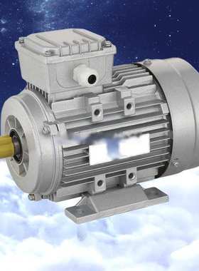 三相铜芯电机MS802-4 0.75KW卧式铝壳电动机异步电机立式电机