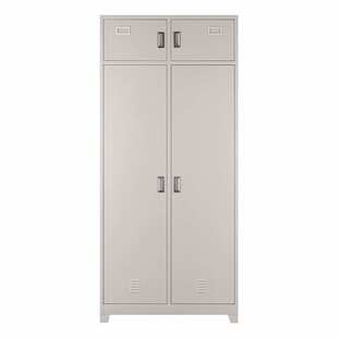 厂家供应内勤内务柜 柜两门加厚钢制衣柜宿舍衣帽柜更衣柜抽屉
