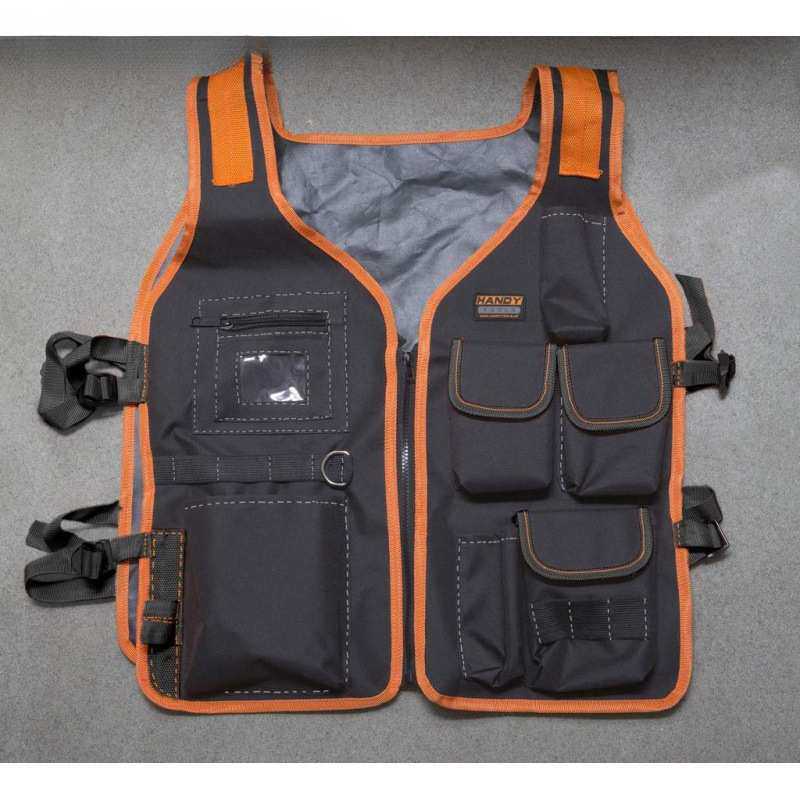 马甲式工具包马夹背心高空作业 维修包多插袋马甲印片场默认