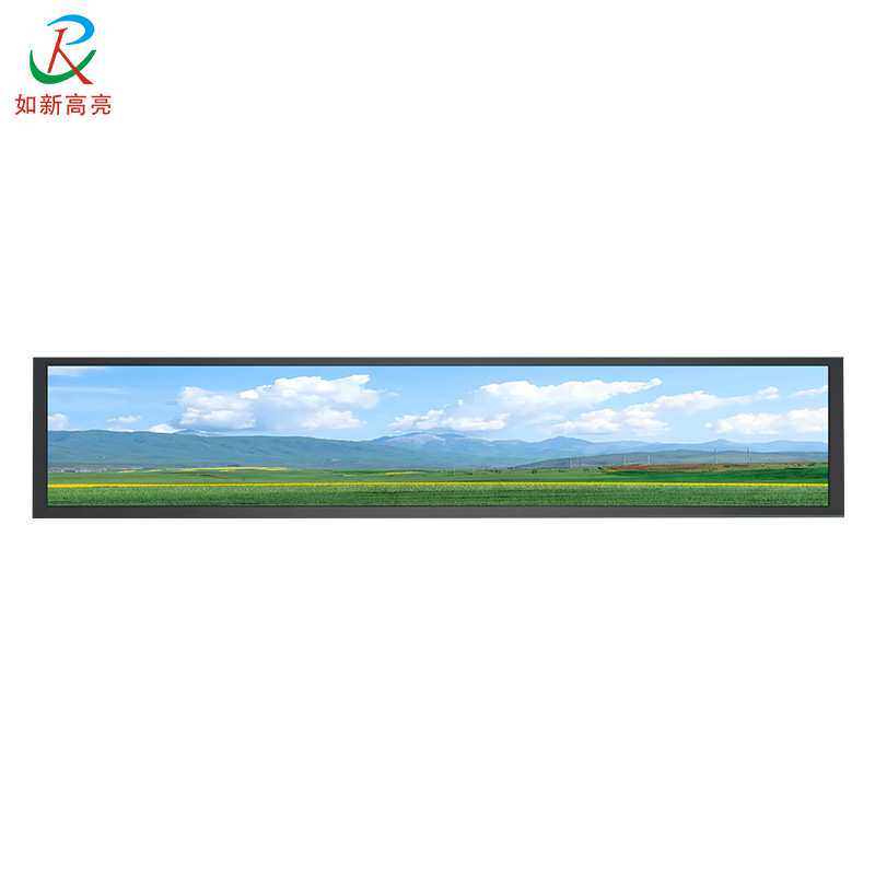 如新高亮36.95寸长条形液晶显示屏模组 高亮条形屏商超货架广告屏