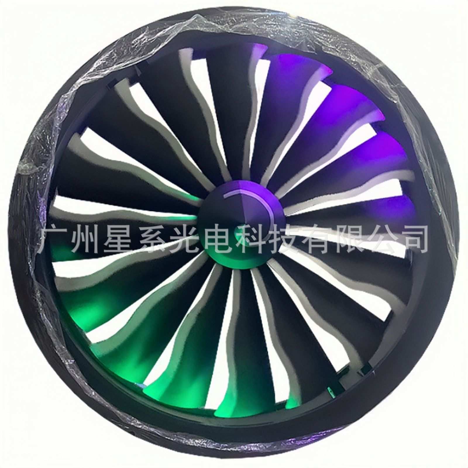 厂家供应酒吧背景灯1米1.2米1.5米2米直径工业飞机引擎风扇灯