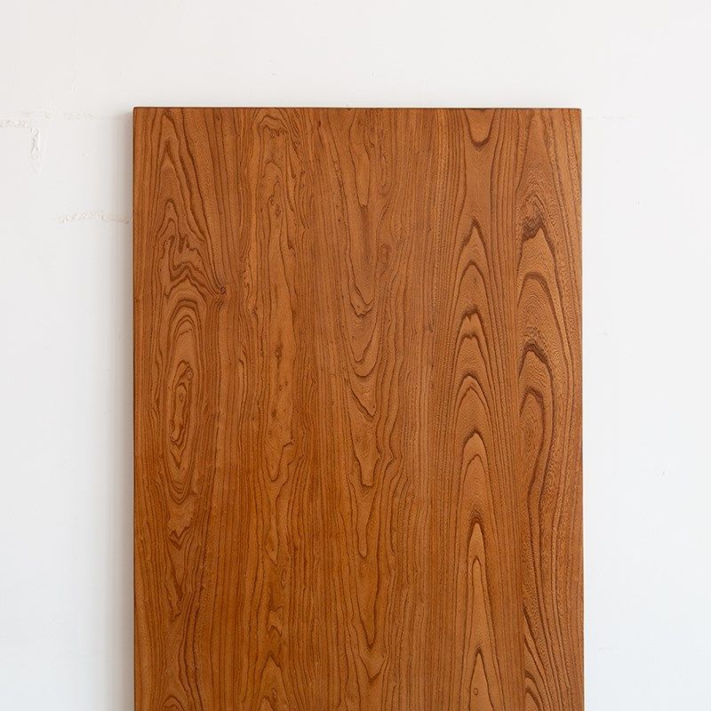 榆木餐桌书桌电脑办公桌板吧台窗台板老榆木门板实木升降桌定制