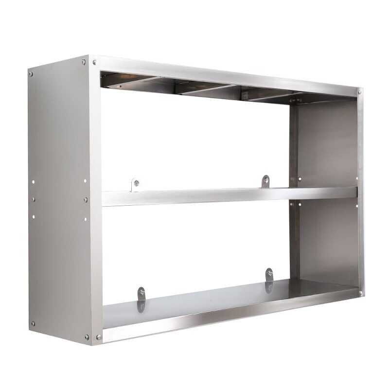 厨房不锈钢墙壁货架微波炉层架二层上墙置物架家用饭店三层壁挂架