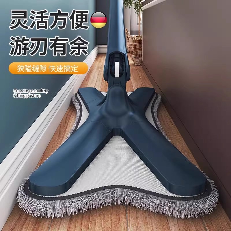 懒人蝴蝶型拖把免手洗2025新款家用一拖净自拧水旋转扦把拖地神器