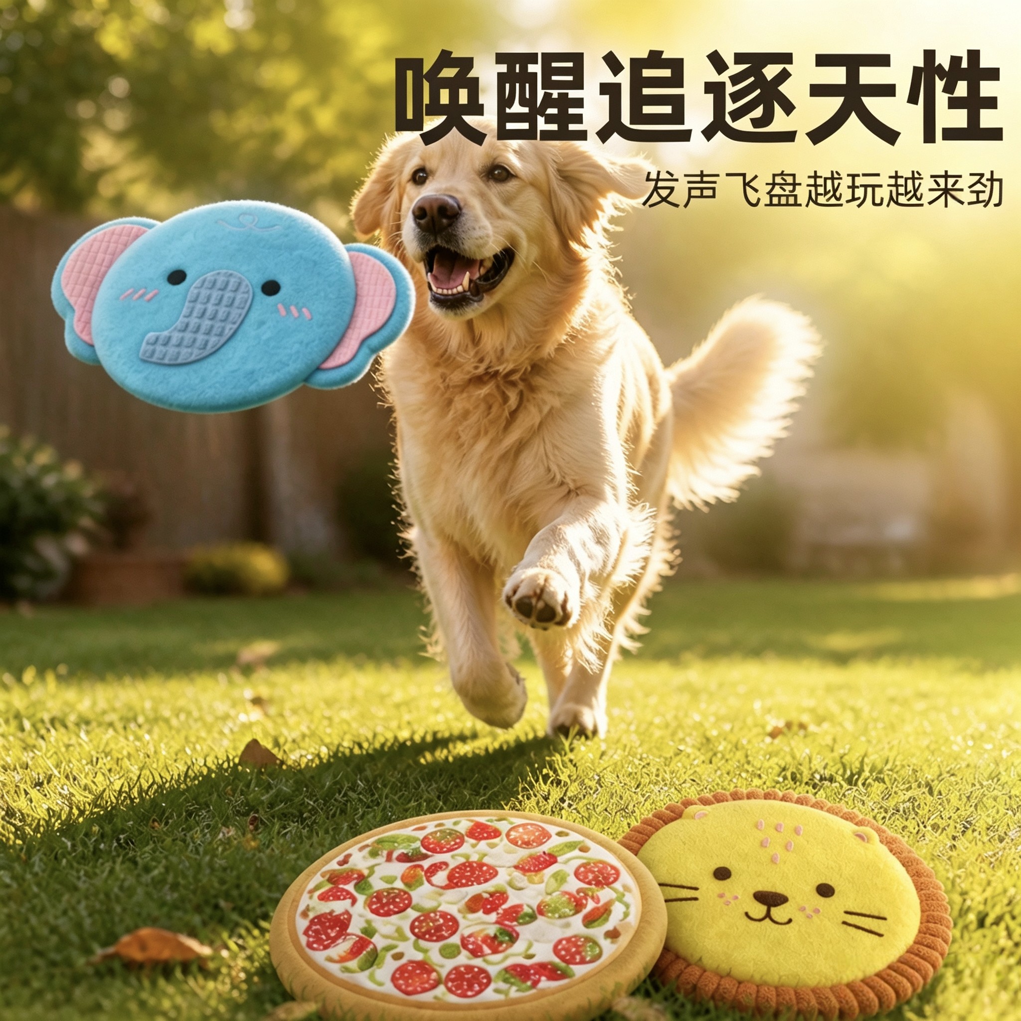 气囊发声,狗狗飞盘户外训练专用