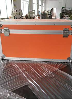 定制橙色航空收纳箱铝合金航空WWD箱箱多能家用功收纳储一存工具