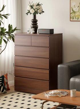 斗柜客厅墙储子物柜简复古柜卧室床尾柜约大容量置ACV物一靠体收