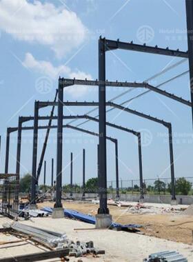 工厂外销结构钢架DVM构钢构停车棚钢大跨度厂房仓库