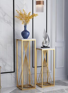 大理石室公内约家用绿萝铁花盆ZF-04256架办室大艺厅简装饰植物花