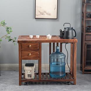 胡木桃动泡茶水桌家用烧壶一体茶几新中式客厅茶边柜移整装茶5428
