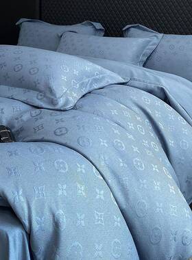 磨毛四件秋冬季加厚高花40993亲提肤床单四件套床套笠被套档罩床