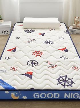 加厚乳YPL子胶学叠生宿舍床垫0.9m人榻榻米软垫单可折上下铺床褥