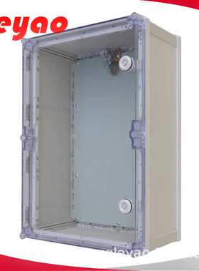 监控电源检修箱 塑料配电箱透明防水箱LY-PTV-605018 600*500*180