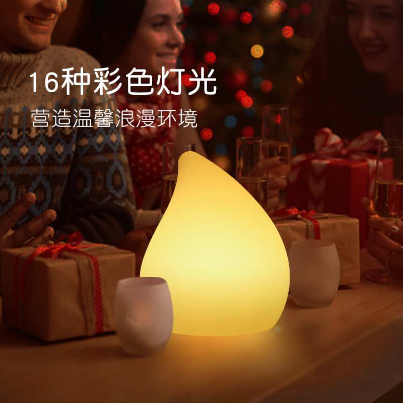 亚马逊定制led酒吧清吧桌灯装饰台灯卧室客房欧式餐厅充电小夜灯图片