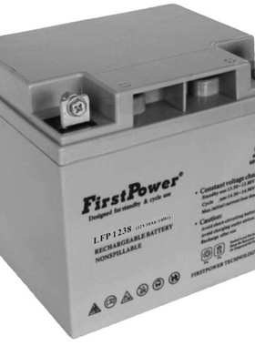 一电FirstPower蓄电池LFP1280 免维护储能电池12V80AH UPS电池
