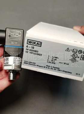 威卡WIKA压力传感器 A-10 0-0.4MPA 0-1MPA 0-1.6MPA 4-20mA G1/4