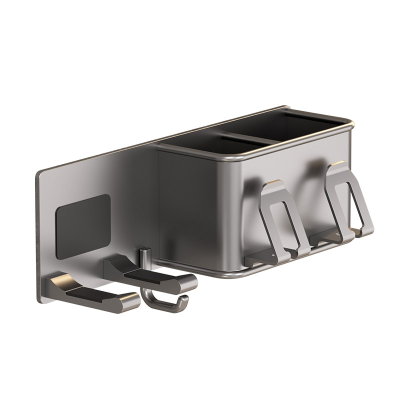 牙刷置物架子免打孔卫生间挂墙式漱口杯电动壁挂吹风机牙膏放置架,家庭/个人清洁工具,牙刷架/牙具座,淘宝优惠券,粉丝福利购,淘宝优惠卷