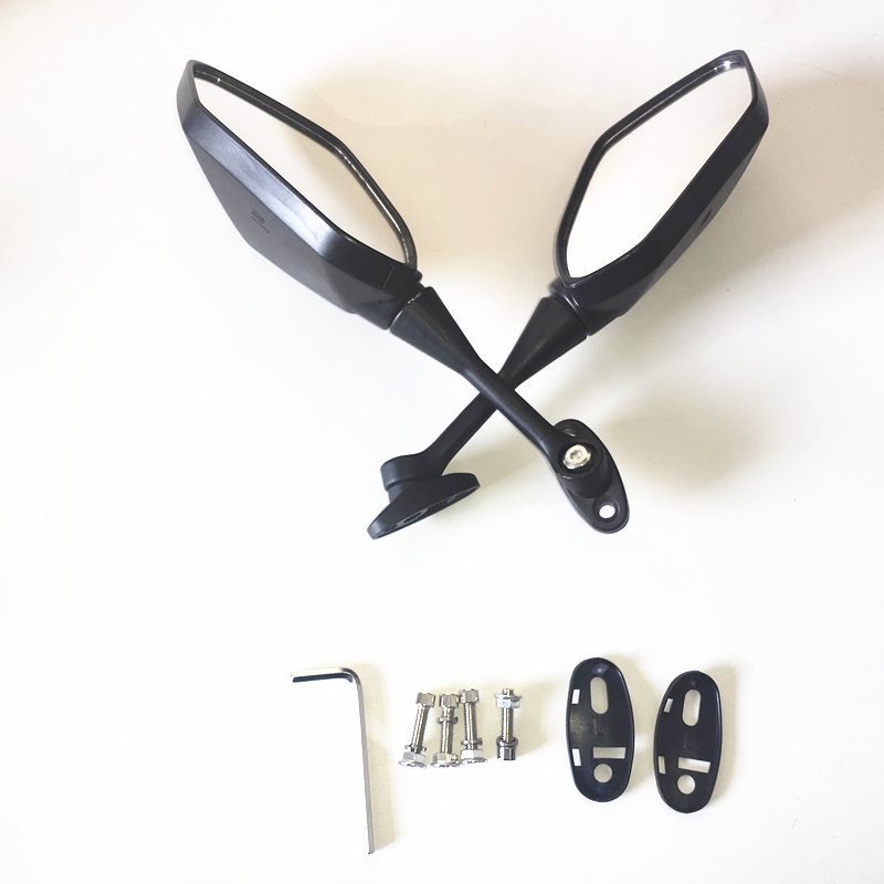 摩托车后视镜诺玛魅影255S反光镜跑车倒车镜趴赛蛟龙400机车镜子