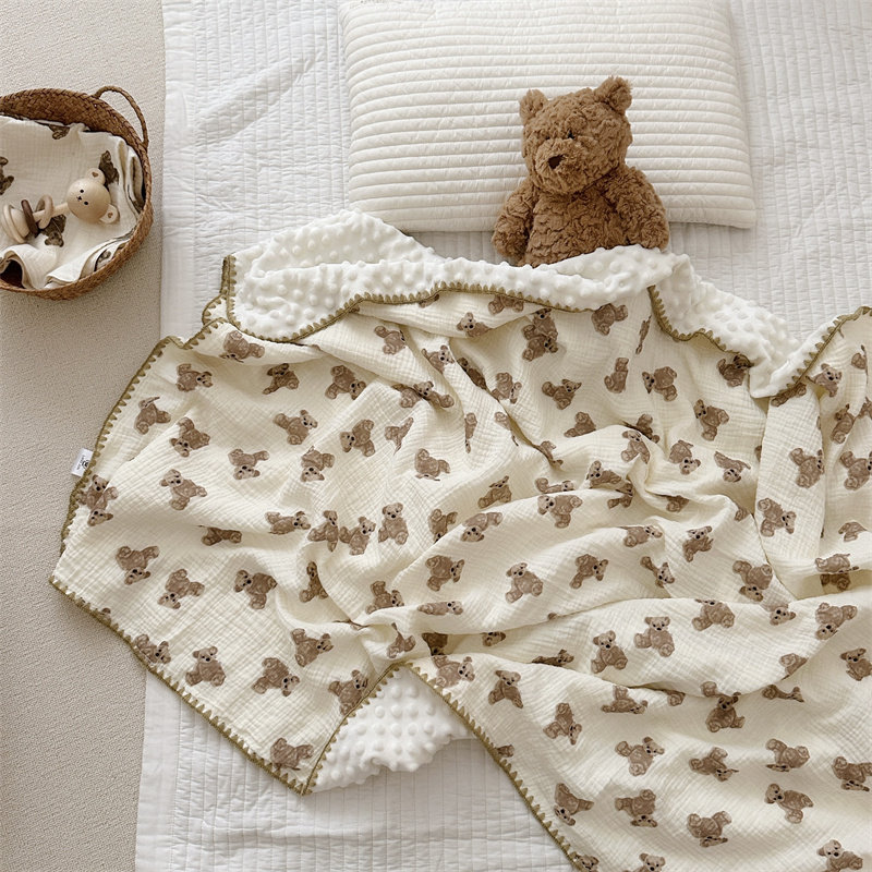 婴儿纱布盖毯新生豆豆毯安抚毛毯夏季空调被宝宝夏凉被幼儿园被子,婴童用品,婴童毛毯/盖毯,淘宝优惠券,粉丝福利购,淘宝优惠卷