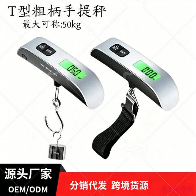 可携式手提电子行李秤挂钩吊秤家用快递包裹称重钓鱼弹簧迷你手提