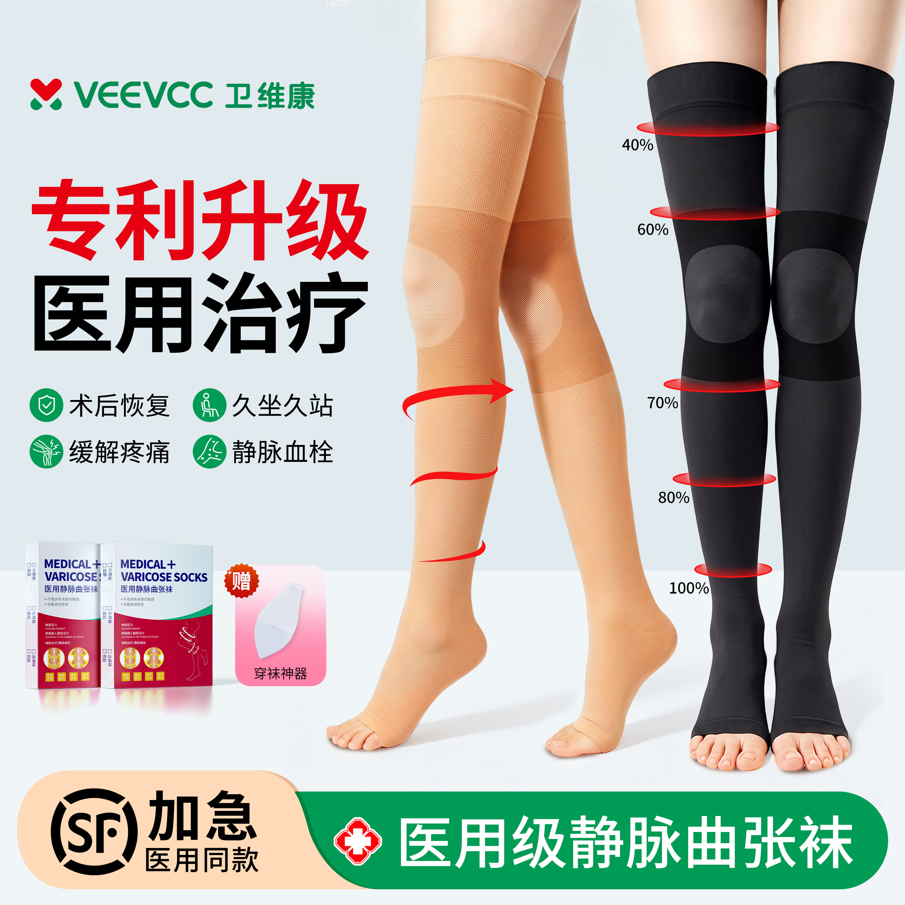 德国医用】治疗型静脉曲张弹力袜