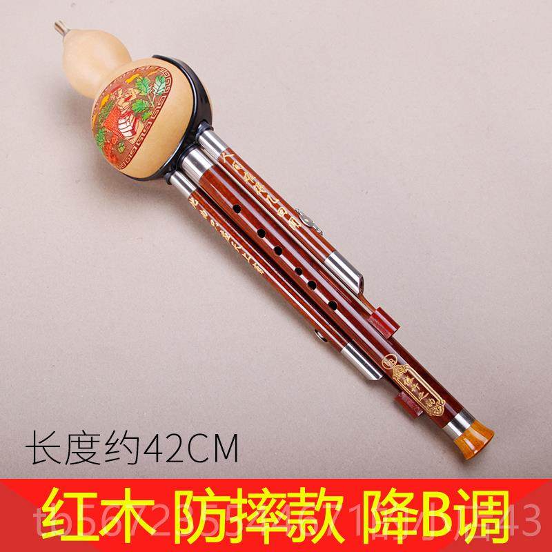 高档傣竹儿之韵黑檀人木红木葫芦丝C调降b调调小d调f调g童成初学