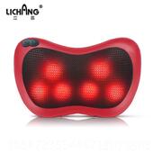 高档颈椎按器仪背部腰揉捏部摩加热敷载全车身靠垫多功能家用枕头