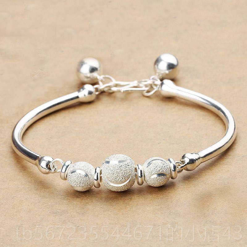 高档99送足银手约镯纯银炼女带铃铛款时尚简小众银镯子手女友生日,饰品/流行首饰/时尚饰品新,银饰手镯,淘宝优惠券,粉丝福利购,淘宝优惠卷