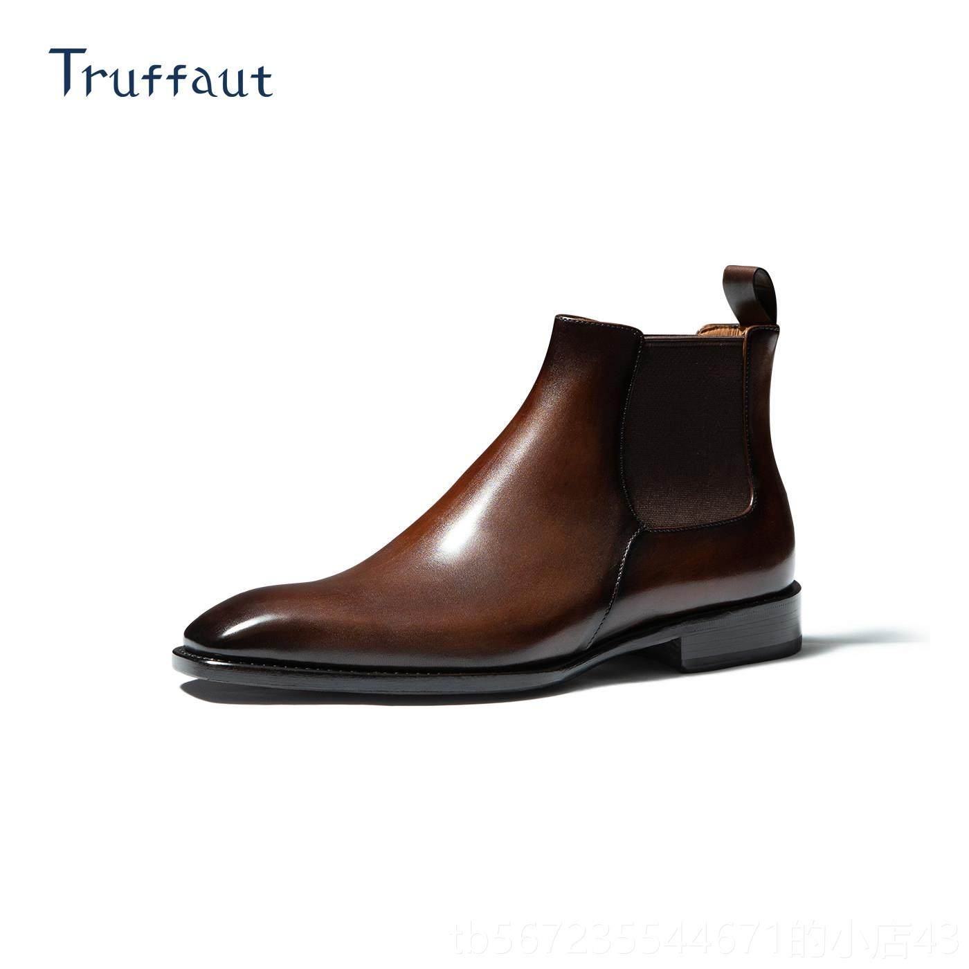 高档特弗固ye皮archelea男靴英式高帮鞋商务方吕皮s靴男短靴冬季,流行男鞋,切尔西靴,淘宝优惠券,粉丝福利购,淘宝优惠卷