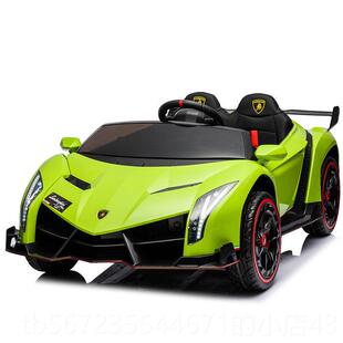 高档兰车博基儿电动车四轮宝宝玩具汽尼车可坐人遥控小孩童跑生日