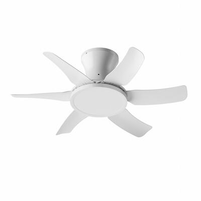 一体风吊扇灯餐厅家739客厅卧用吸顶木室纹风扇灯led红外遥控