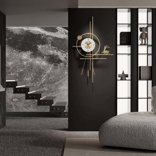 钟表钟客厅202psk894645新款轻奢挂网红创意约现代大时气家用装饰