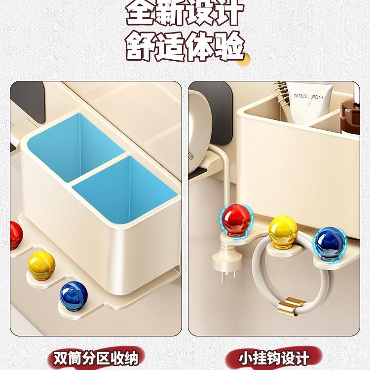太空铝吹风机置物架卫生间塑电风机支吹架浴收985室风筒纳架子喷