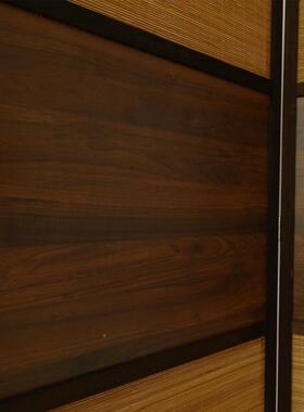 屏风动隔断入户玄关简约隔FS756739中式折屏室内移间茶室客厅竹实