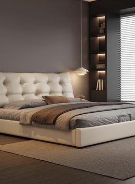 新品全拆床现代简约双1.5米皮床1.8主卧人意式极DYP简床软包