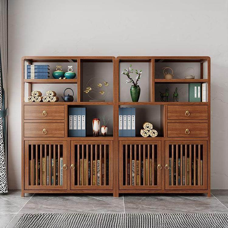 实木博古架柜橡胶木物书架中式茶WOX具子置架落地客厅茶室摆件储,电子元器件市场,其它元器件,淘宝优惠券,粉丝福利购,淘宝优惠卷