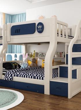 喜李国政-2挚加厚儿童床成母子实床床两层上下成人高低床人木子母