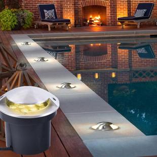 L3ED侧面光地埋灯W龟灯台钢阶灯户外防水不锈踏背步灯透光QH-D09