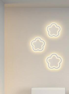 卧壁灯749简约现代意花室形朵入户玄关灯大气过道走廊le创d云灯具