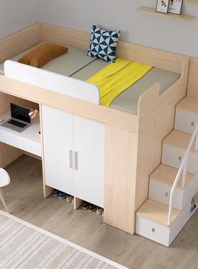 组Z3-SY床合儿童床带桌柜子书母床衣小型交错式成人双层床高低户